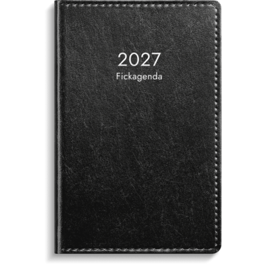Fickagenda 2027 svart konstläder, Övrigt
