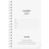 Kalender 2027 Leader refill, Övrigt