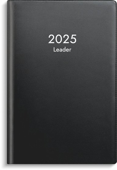 Kalender 2025 Leader svart plast 1