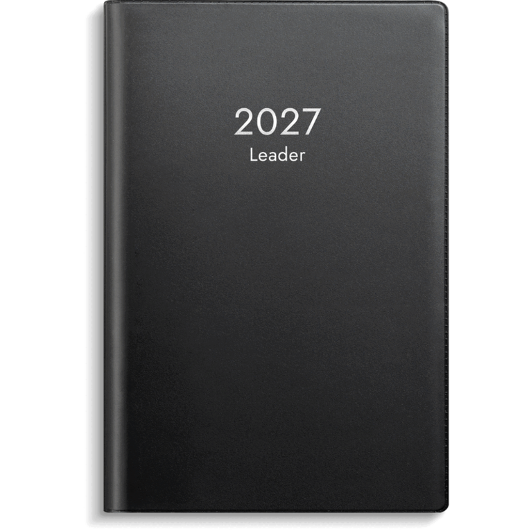 Kalender 2027 Leader svart plast, Övrigt
