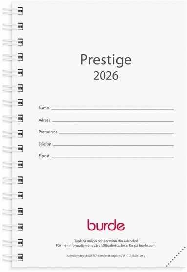 Kalender 2026 Prestige refill 1
