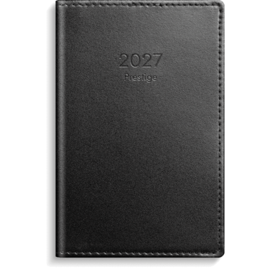 Kalender 2027 Prestige svart skinn, Övrigt