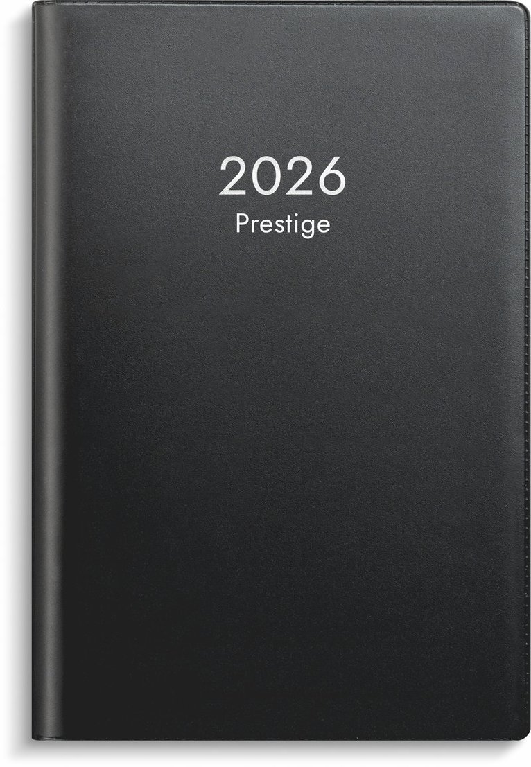 Kalender 2026 Prestige svart plast, Övrigt