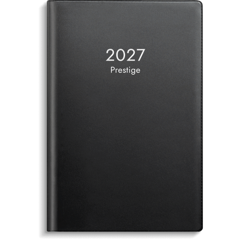 Kalender 2027 Prestige svart plast, Övrigt. Tillgänglighet: Lägg i varukorg