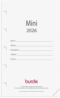 Kalendersats 2026 Mini