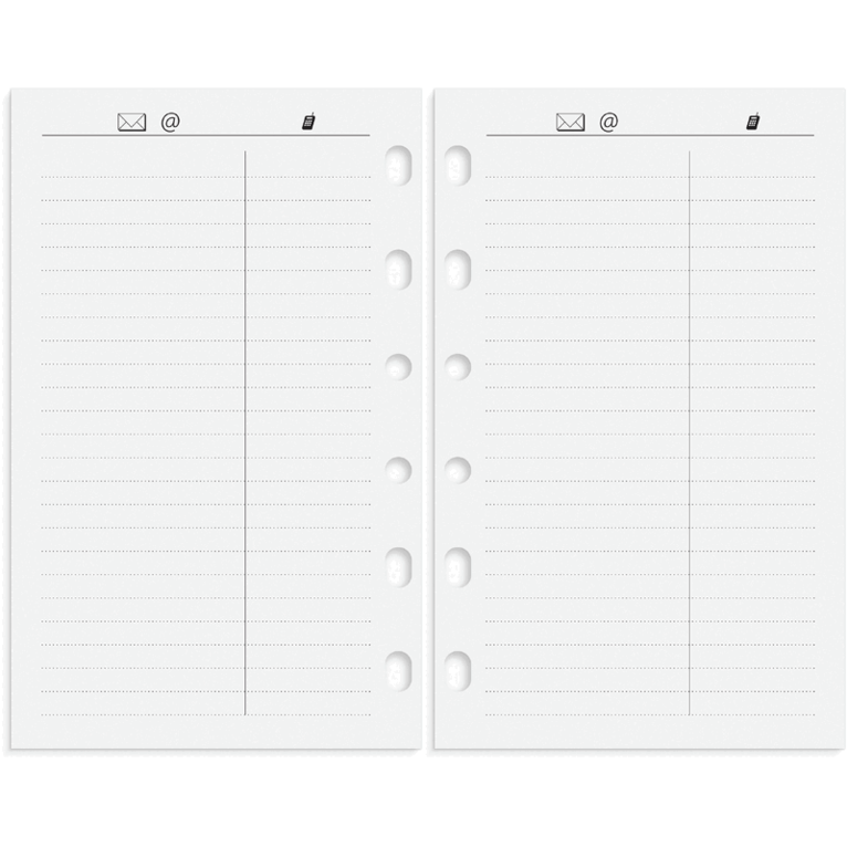 Compact Systemkalender 2027 svart konstläder, Övrigt