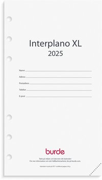 Kalender 2025 Regent kalendersats Interplano XL