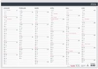 Väggkalender 2026 Väggblad Elegant 420x297mm