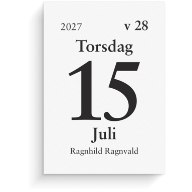 Dagblock 2027 44x63 mm, Övrigt