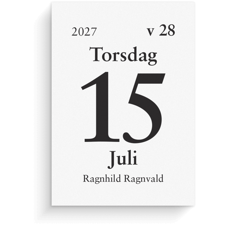 Dagblock 2027 44x63 mm, Övrigt
