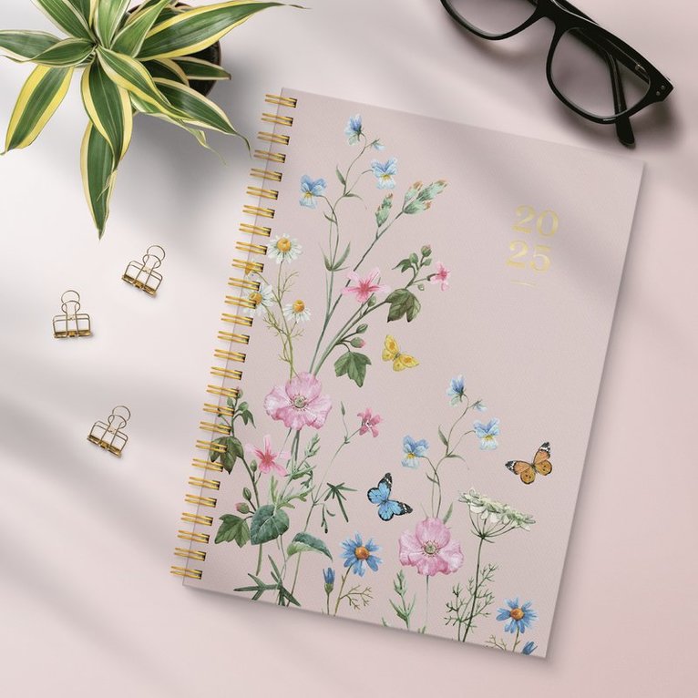 Kalender 2025 Senator A5 Story blomma, Övrigt