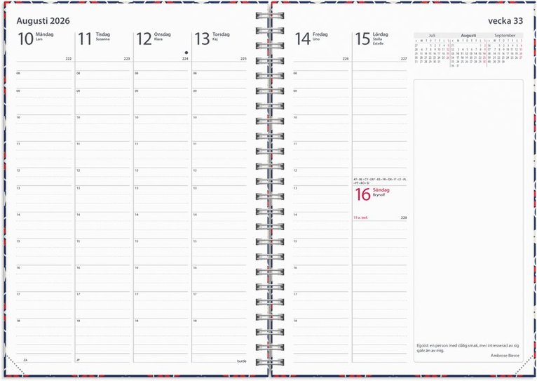 Kalender 2026 Business A5 modern, Övrigt