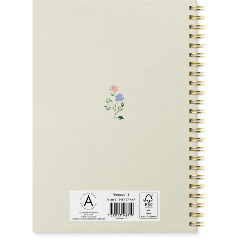 Kalender 2027 Senator A5 Blommor, Övrigt