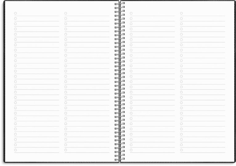 Kalender 2025 Senator A5 Twist svart, Övrigt
