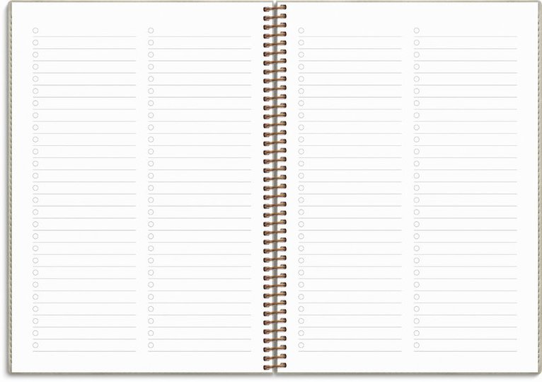 Kalender 2025 Senator A5 Twist beige, Övrigt