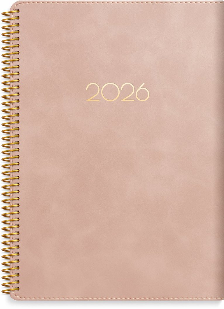 Kalender 2026 Senator A5 Twist rosa, Övrigt