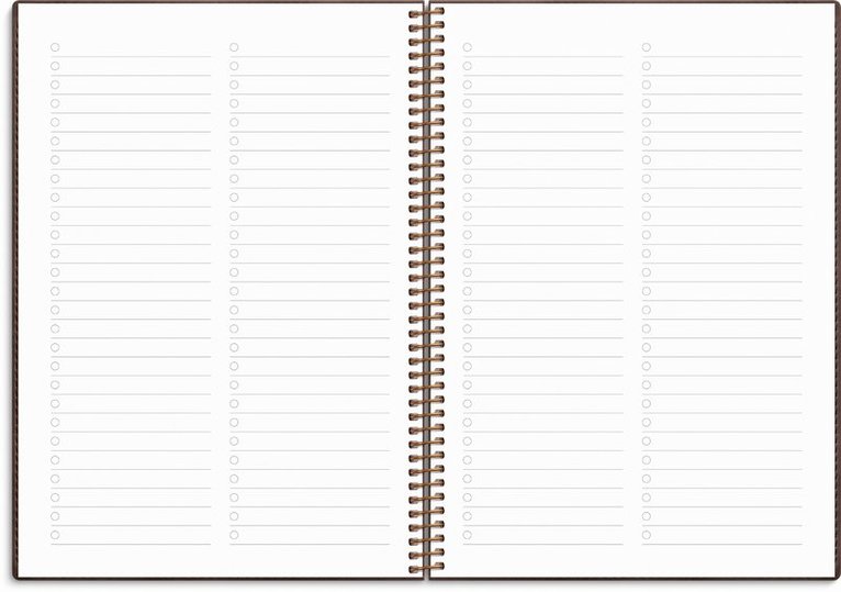 Kalender 2026 Senator A5 Twist brun, Övrigt