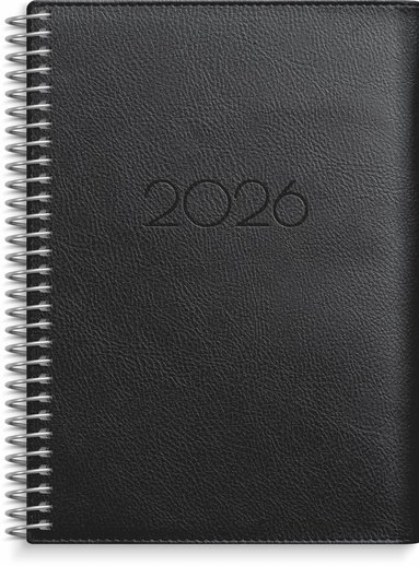 Kalender 2026 Liten Veckokalender Twist svart 1
