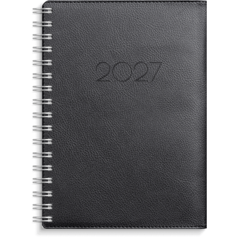 Liten Veckokalender Twist 2027 svart, Övrigt