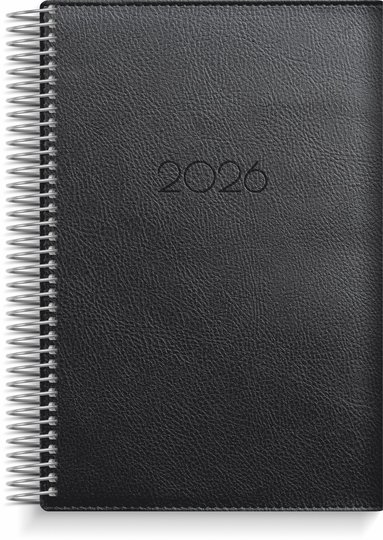 Kalender 2026 Dagbok Twist svart 1