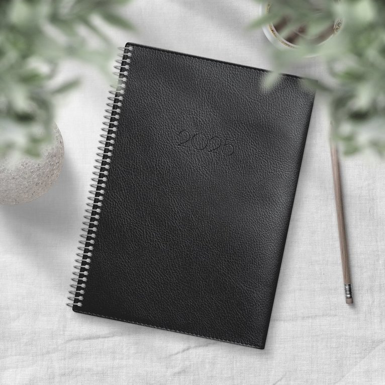 Kalender 2025 Business Twist svart, Övrigt