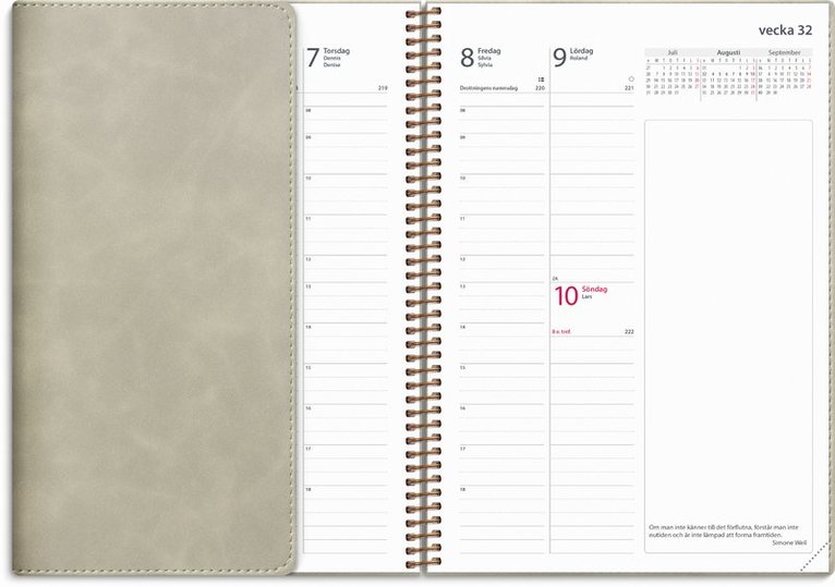 Kalender 2025 Business Twist beige, Övrigt