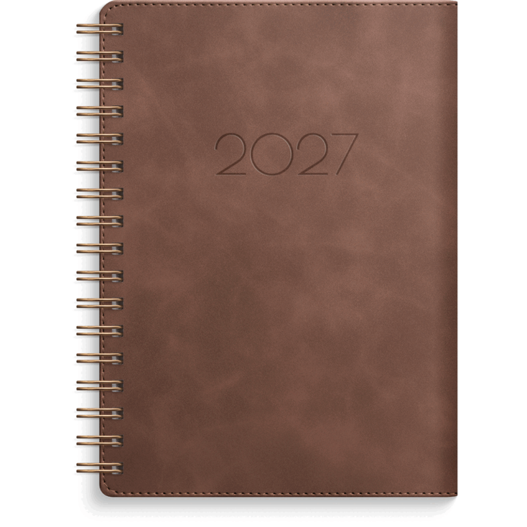 Kalender 2027 Senator A6 Twist brun, Övrigt