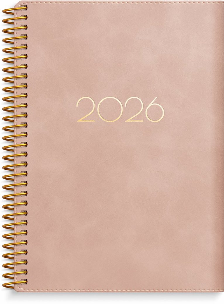 Kalender 2026 Senator A6 Twist rosa, Övrigt
