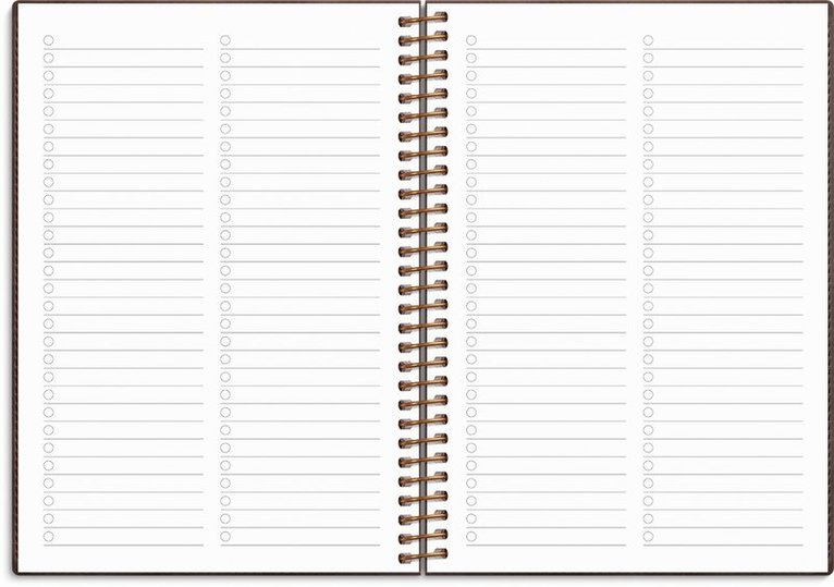 Kalender 2026 Senator A6 Twist brun, Övrigt