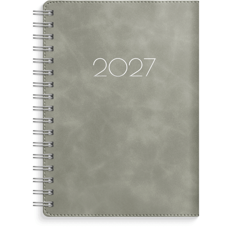 Kalender 2027 Senator A6 Twist grå, Övrigt