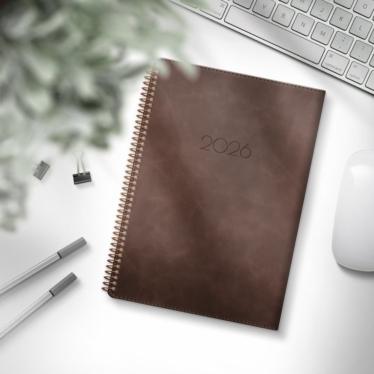 Kalender 2026 Business Twist brun, Övrigt