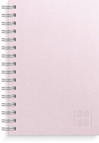 Kalender 2025 Dagbok Textile rosa