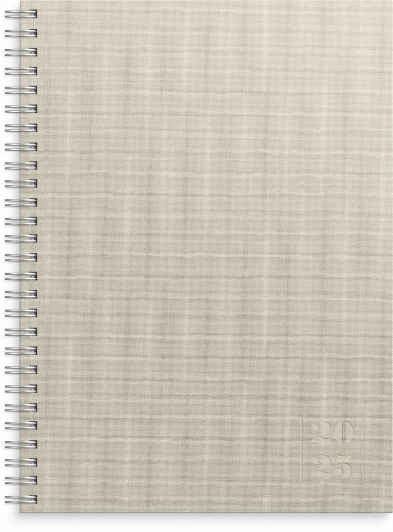 Kalender 2025 Business Textile beige, Övrigt