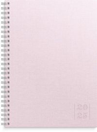 Kalender 2025 Business Textile rosa