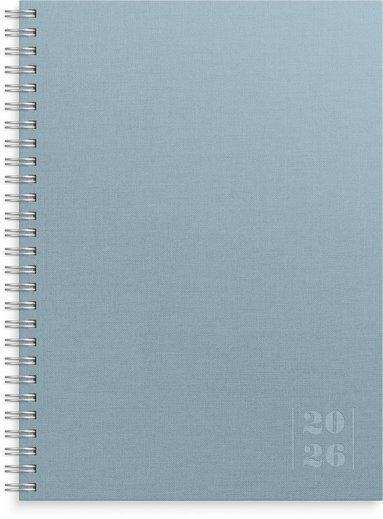 Kalender 2026 Business Textile blå 1
