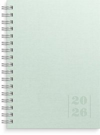 Kalender 2026 Weekly A6 Textile grön