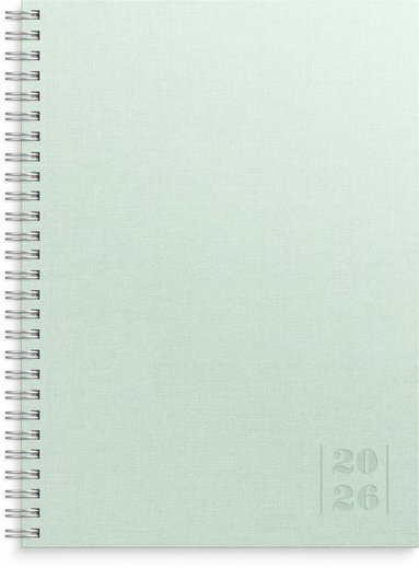 Kalender 2026 Senator A5 Textile grön 1