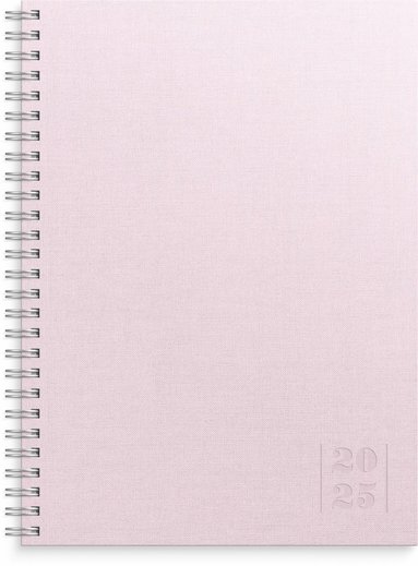 Kalender 2025 Senator A5 Textile rosa 1