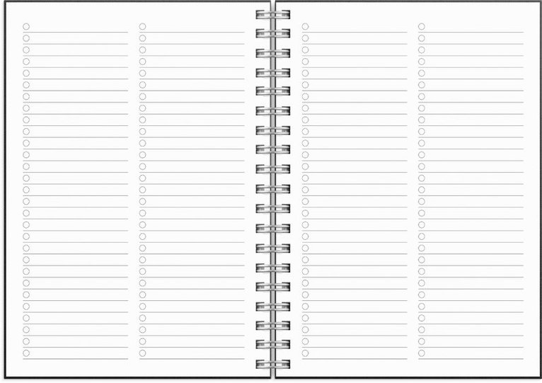 Kalender 2025 Senator A6 Textile svart, Övrigt