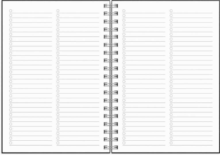 Kalender 2026 Senator A6 Textile svart, Övrigt