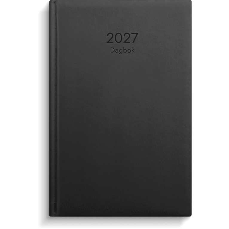 Dagbok 2027 svart konstläder, Övrigt