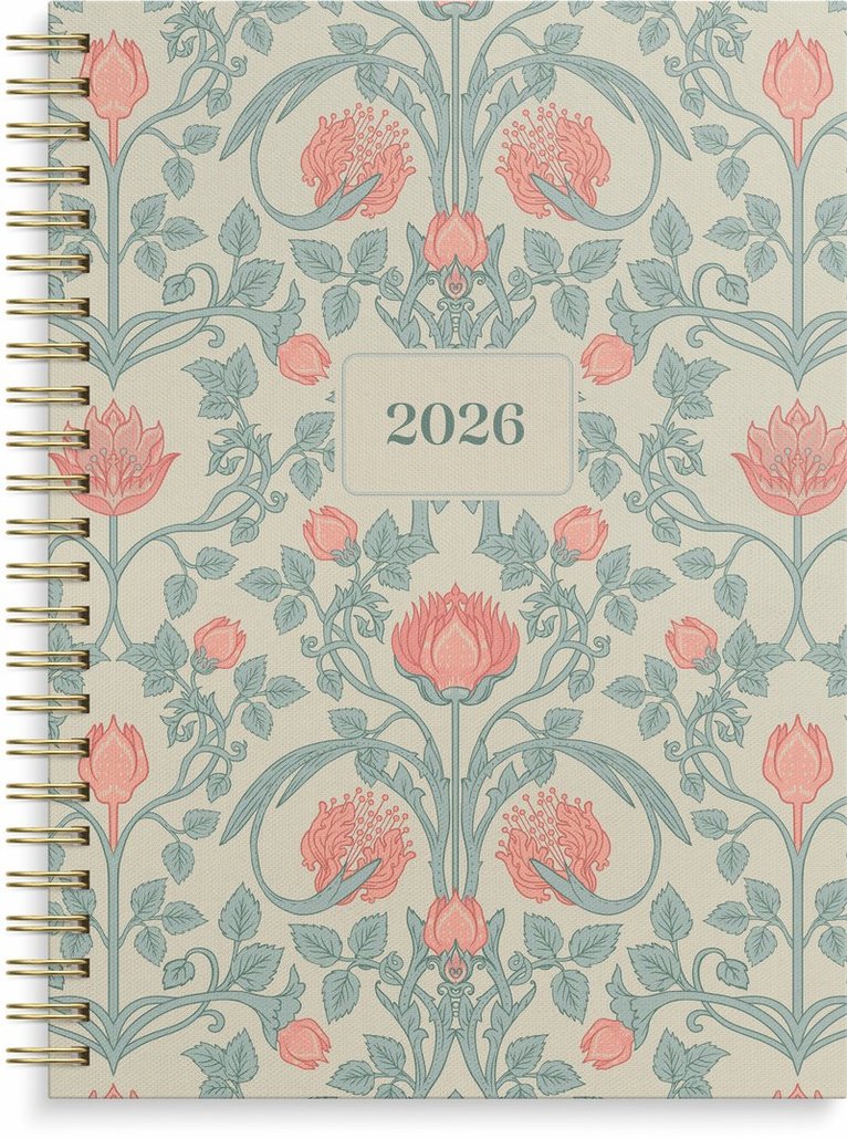 Kalender 2026 Senator A5 blommor Morris, Övrigt