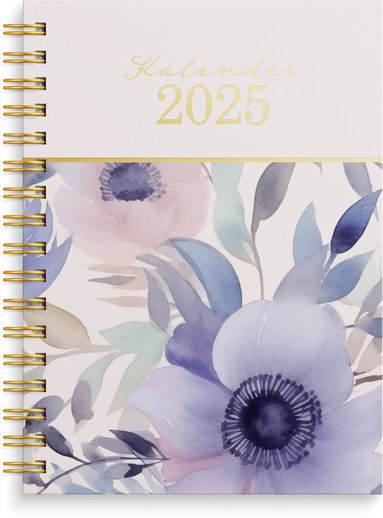 Kalender 2025 Senator A6 blommor