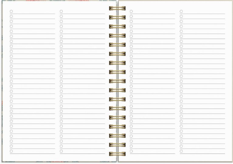 Kalender 2026 Senator A6 blommor Morris, Övrigt