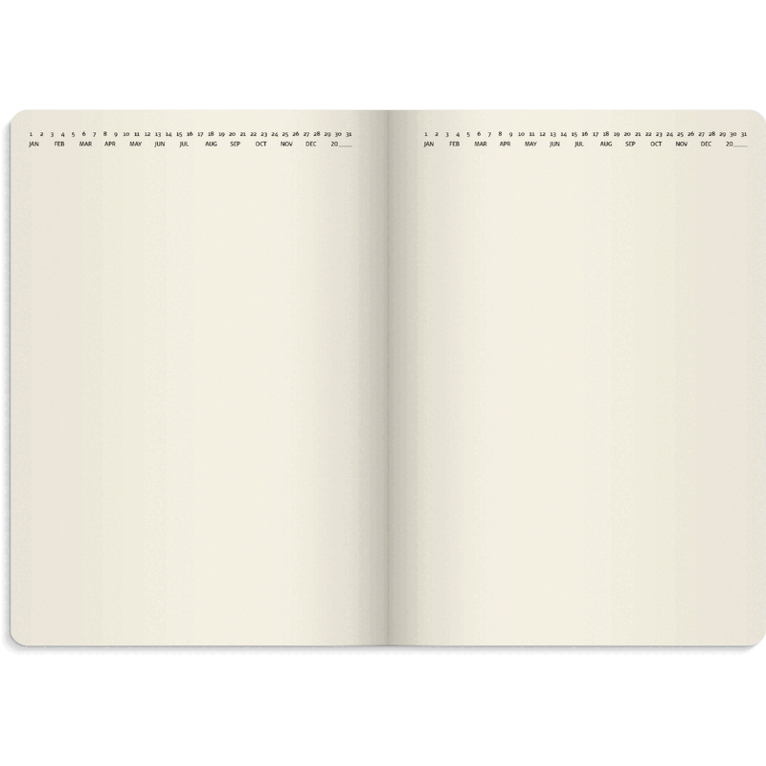 Liten Veckokalender  Forma Deluxe 2027 brun, Övrigt