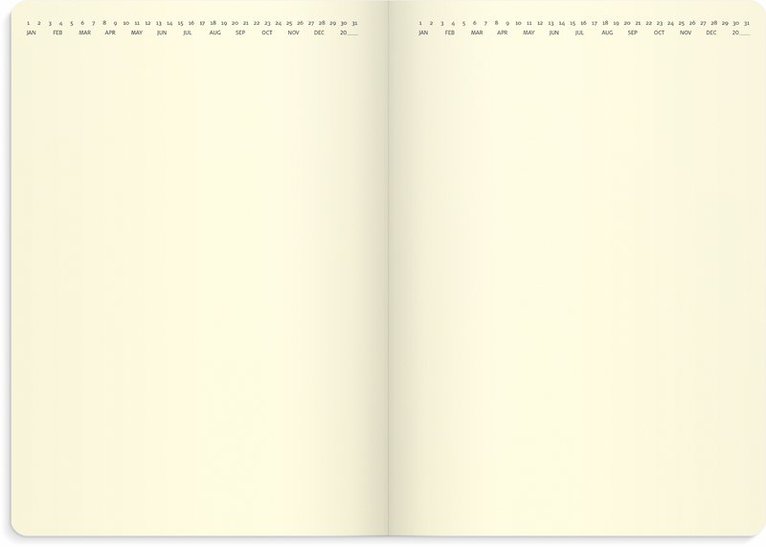 Kalender 2025 Stor Veckokalender Forma Deluxe svart, Övrigt