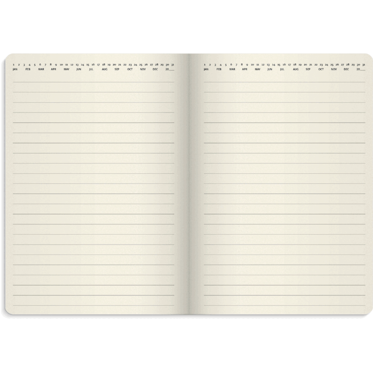 Stor Veckokalender Forma Deluxe 2027 svart, Övrigt
