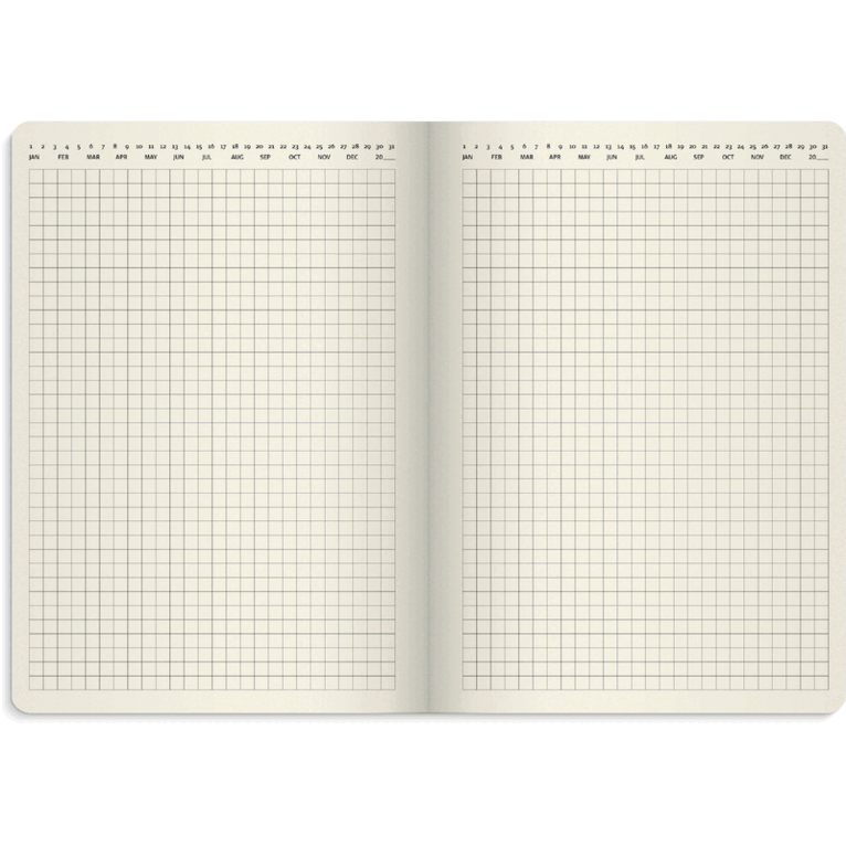Stor Veckokalender Forma Deluxe 2027 svart, Övrigt