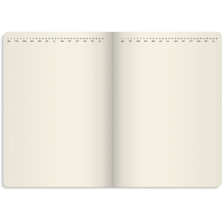 Stor Veckokalender Forma Deluxe 2027 svart, Övrigt