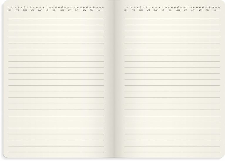 Kalender 2026 Liten Veckokalender Forma Deluxe svart, Övrigt